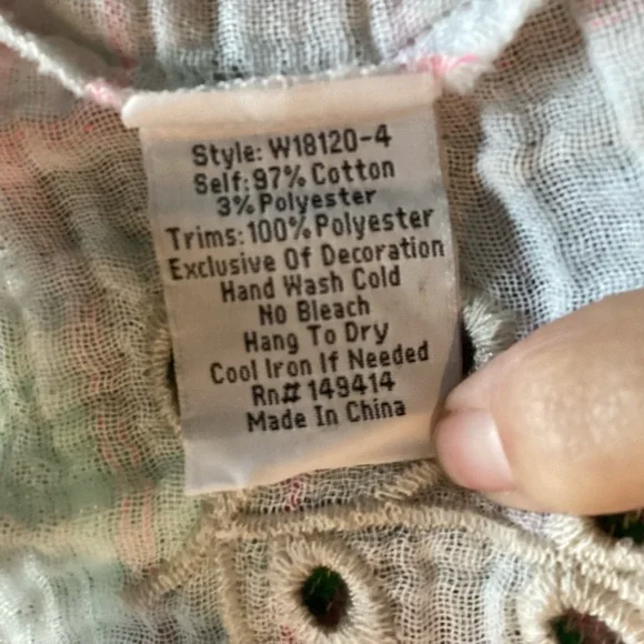 Johnny Was Lidia Effortless Peasant Top Med - Picture 5 of 9